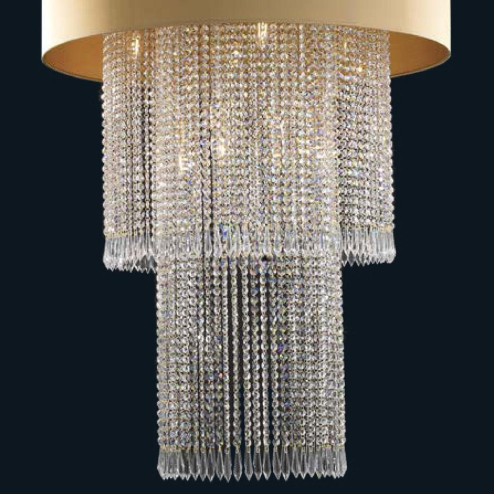 "Ellouise" lustre en cristal de Murano - 13 lumières - transparent
