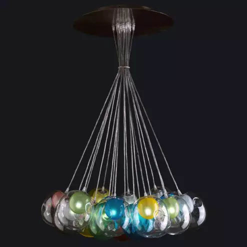 "Lylah" lámpara colgante en cristal de Murano