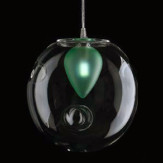 "Shauna" Murano glass pendant light - 1 light - green