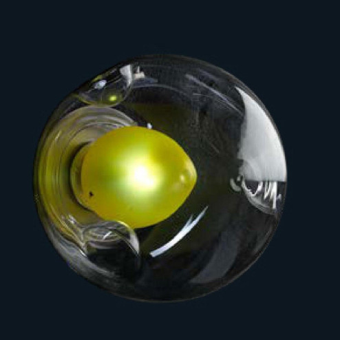 "Shauna" applique en verre de Murano - 1 lumière -  jaune