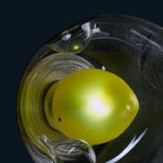 "Shauna" Murano glass sconce - 1 light - yellow