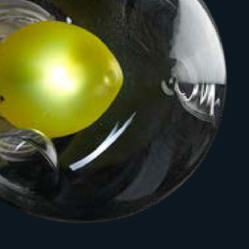 "Shauna" applique en verre de Murano - 1 lumière -  jaune