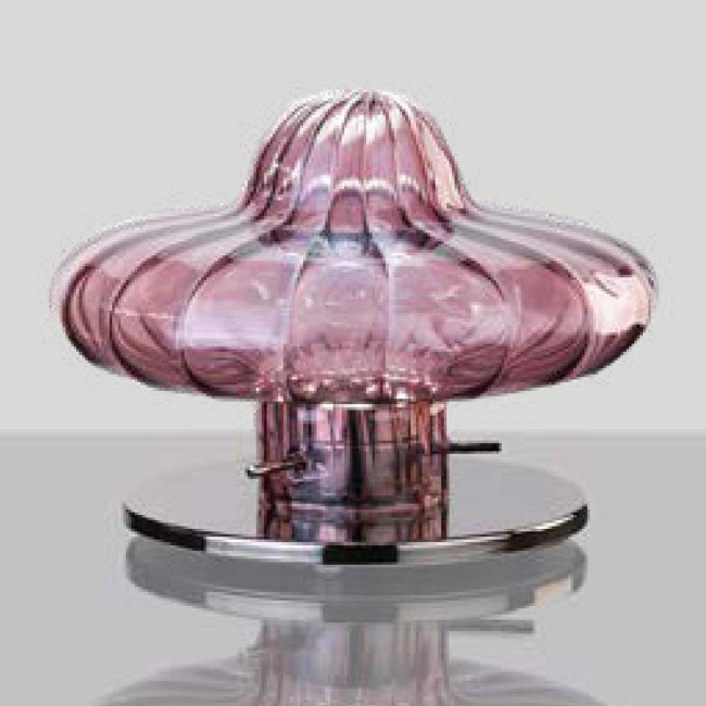 "Carolina" Murano glass table lamp - 1 light - amethyst
