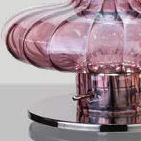 "Carolina" lampe de table en verre de Murano - 1 lumière - améthyste