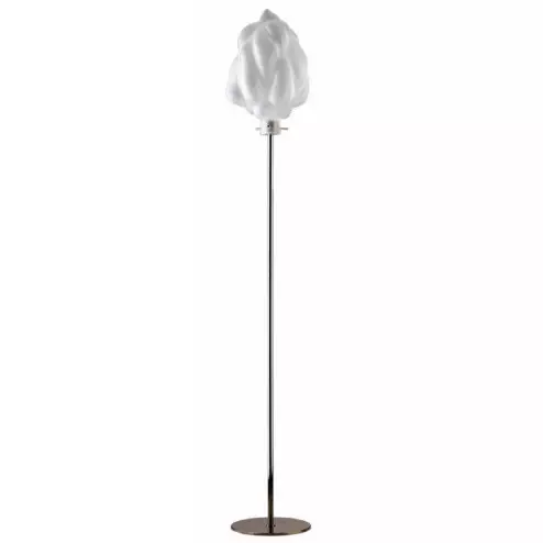 "Annaliese" Murano glass floor lamp - 1 light - mat transparent 