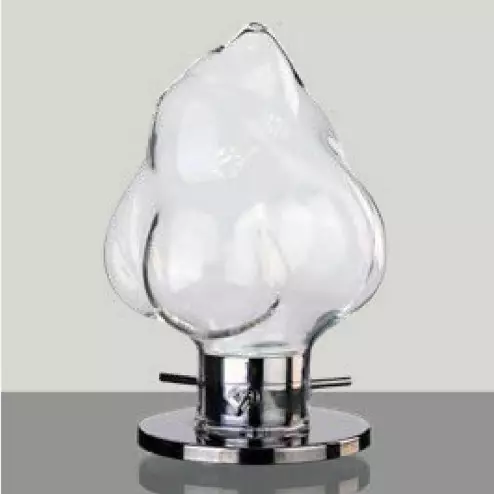 "Annaliese" lampara de mesita de noche de Murano - 1 luce - transparente