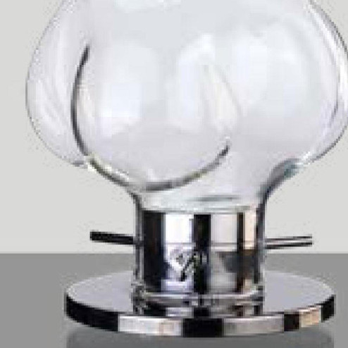 "Annaliese" lampe de chevet en verre de Murano - 1 lumière - transparent