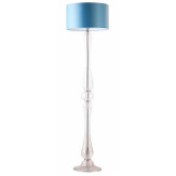 "Maiya" Murano glass floor lamp - 1 light - transparent