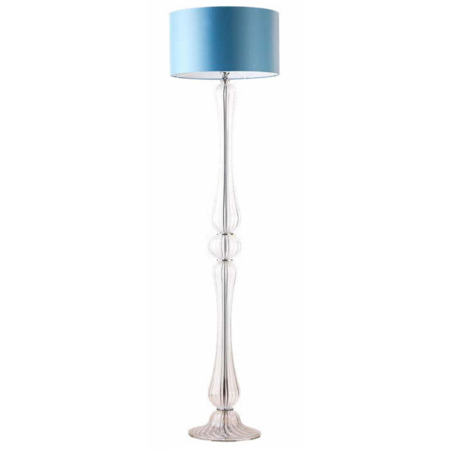 "Maiya" lampara de pie de Murano - 1 luce - transparente