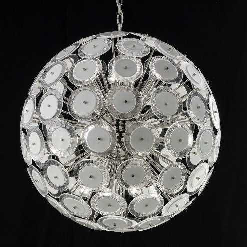 Custom "Globo" Murano glass chandelier