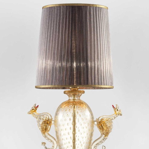 "Bortolo" lampara de sobremesa de Murano - 1 luce - oro