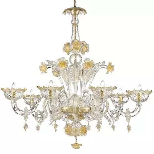 "Bianchina" Murano glass chandelier
