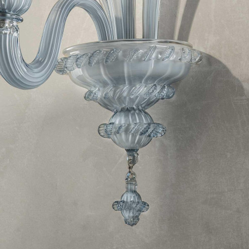 "Dandolo" applique en verre de Murano - 1 lumière - Aigue