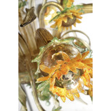"Girasole" lustre tournesols en verre de Murano
