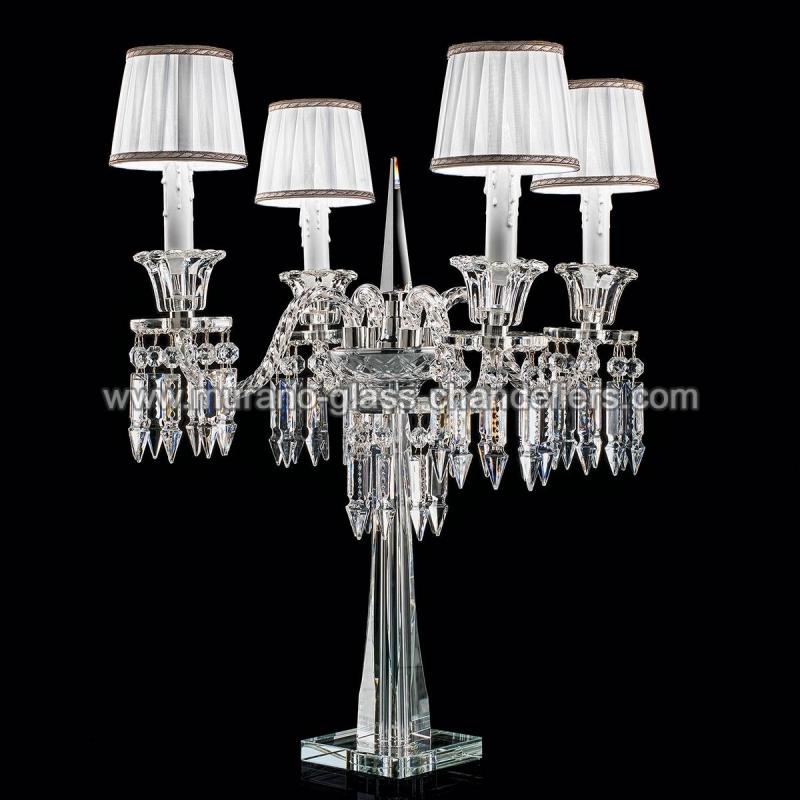 Cima Venetian Crystal Table Lamp With, Bling Table Lamp Shades Only