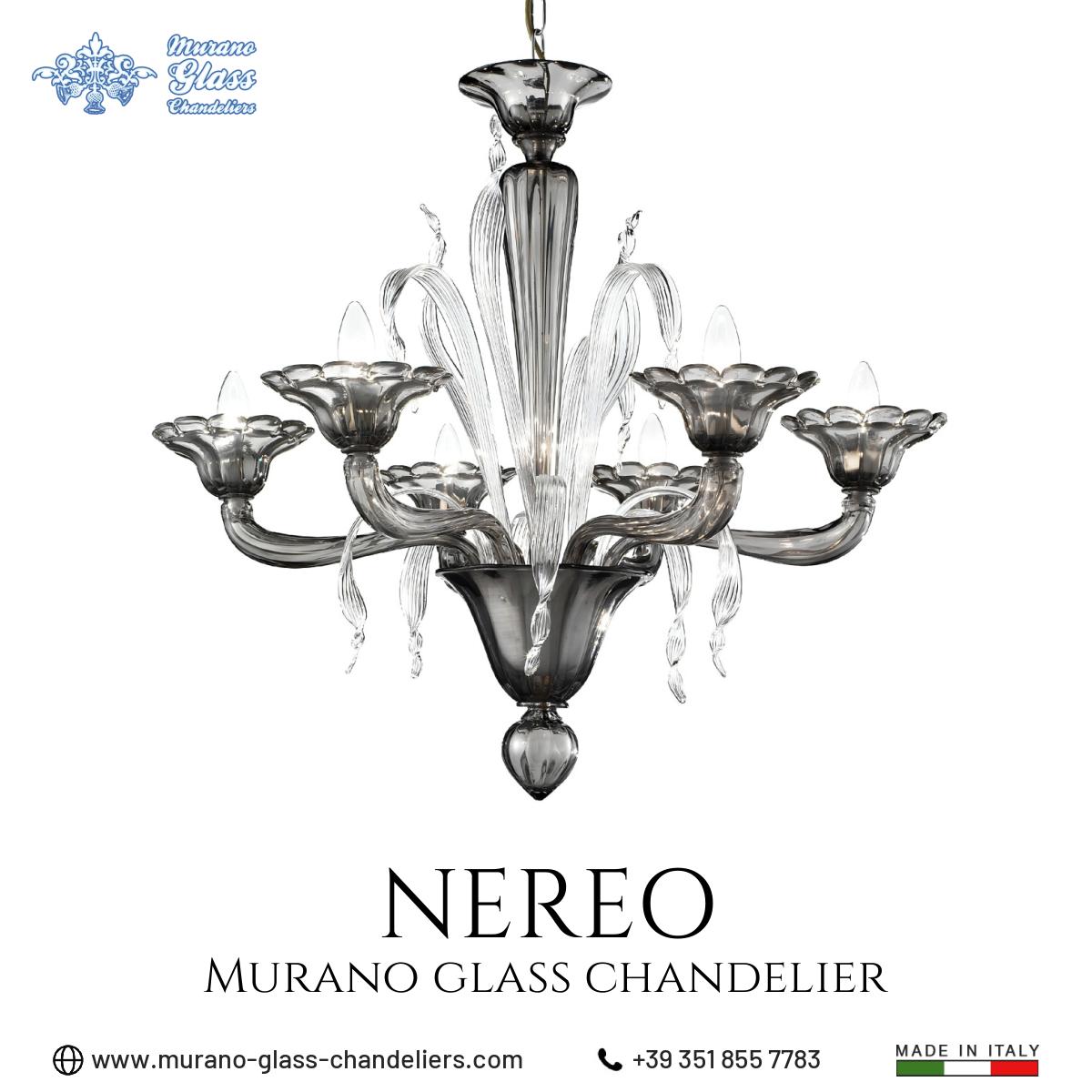 "Nereo" Murano glass chandelier Murano Glass Chandeliers Blog