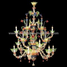 “Arboreo” Murano glass chandelier