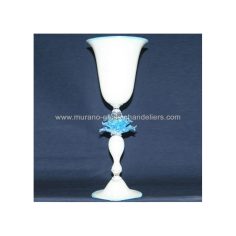 “Fiore di Neve” Murano drinking glass