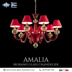 “Amalia” Murano glass chandelier