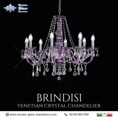 “Brindisi” venetian crystal chandelier