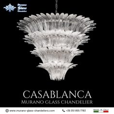 “Casablanca” Murano glass chandelier