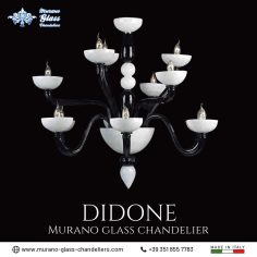 “Didone” Murano glass chandelier