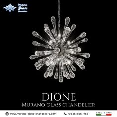 “Dione” Murano glass chandelier
