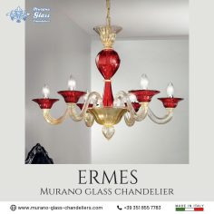“Ermes” Murano glass chandelier