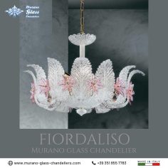 “Fiordaliso” Murano glass chandelier