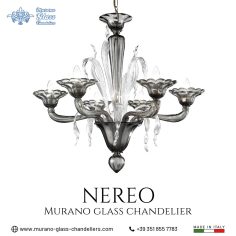 “Nereo” Murano glass chandelier