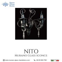 “Nito” Murano glass sconce