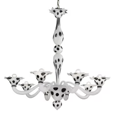 “Dalmata” Murano glass chandelier
