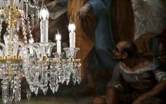 Maria Theresa crystal venetian lamps