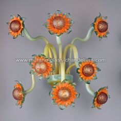 “Vincent” Murano glass sconce